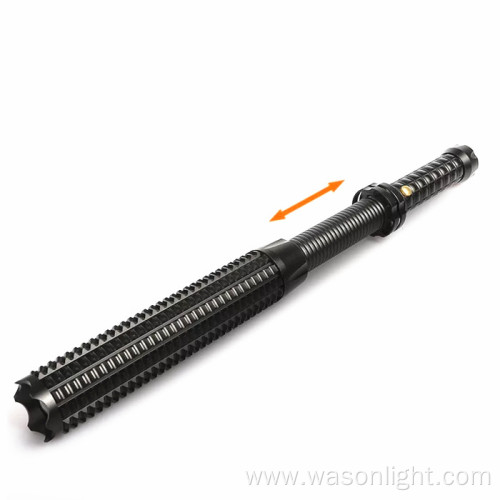 Long Baton Self Defense Flashlight